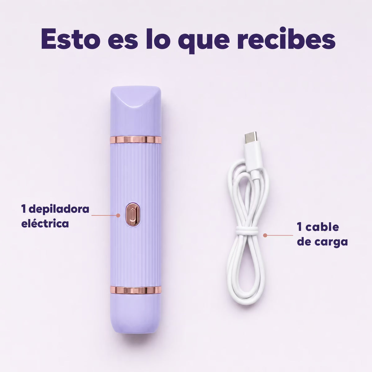 PureShave™ | Depiladora Corporal Eléctrica Doble Punta
